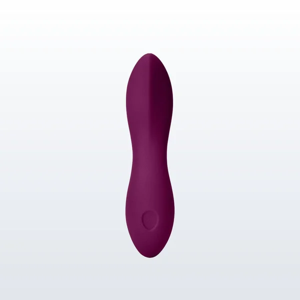 DIP Silicone Rechargeable Waterproof Vibrator by Dame - Plum — image 14 of 14