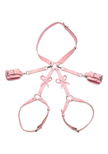 Strict Bondage Harness with Bows - Medium / Large, Black — image 24 of 25