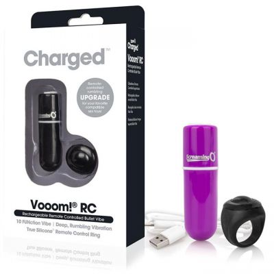 Charged Vooom Remote Control Mini Vibe Bullet