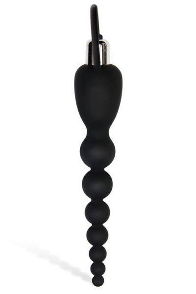 Adam and Eve Vibrating 7.75" Silicone Anal Beads