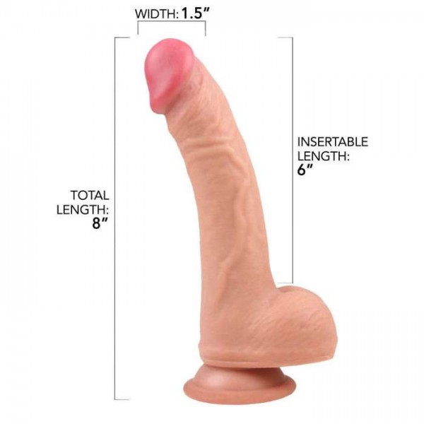 Ultra Real Silicone Suction Cup Dildo