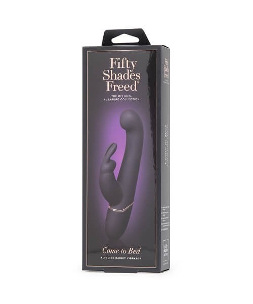 Fifty Shades Freed Come to Bed Rechargeable Slimline Rabbit Vibrator
