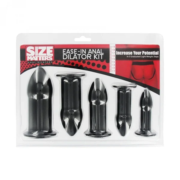 Smooth Anal Dilator Expansion Pug Kit Black — image 4 of 4