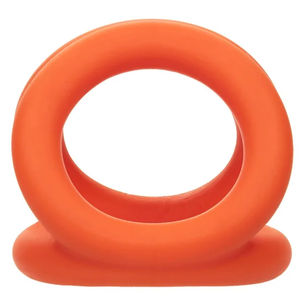 Alpha Liquid Silicone Tri-Ring Erection Enhancer Orange — image 3 of 8