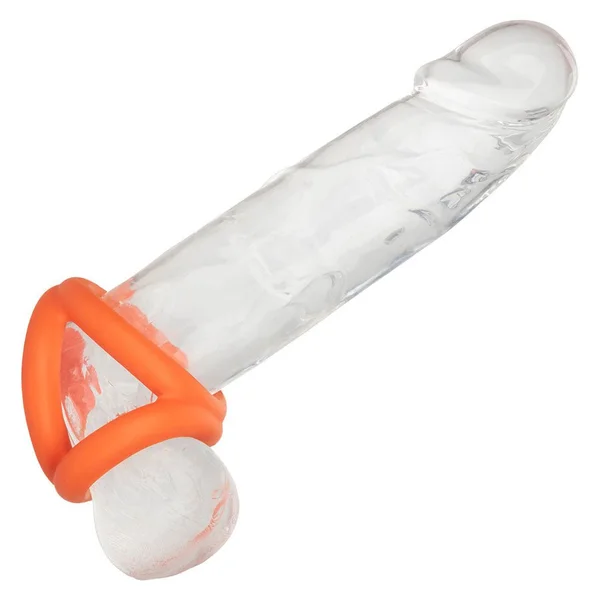 Alpha Liquid Silicone Tri-Ring Erection Enhancer Orange — image 2 of 8