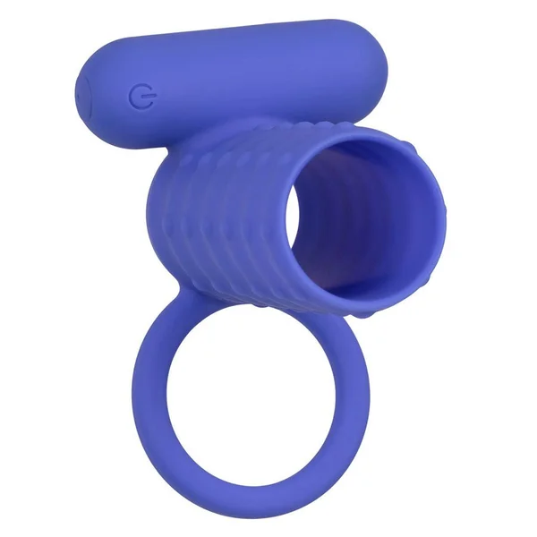 Silicone Rechargeable Endless Desires Vibrating Erection Enhancer Blue — image 4 of 8