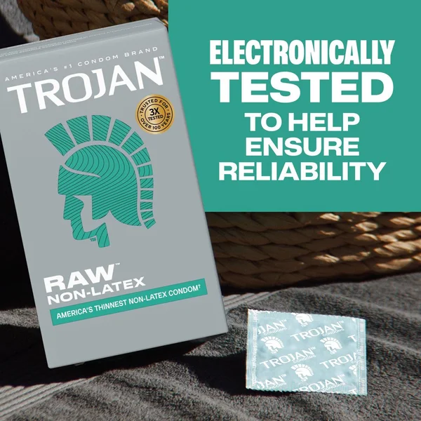 Trojan Raw Non-Latex Condoms — image 10 of 14
