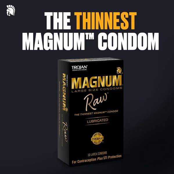 Trojan Magnum "Raw" Large Size Condoms — image 8 of 11