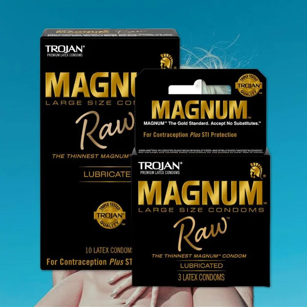 Trojan Magnum "Raw" Large Size Condoms — image 7 of 11