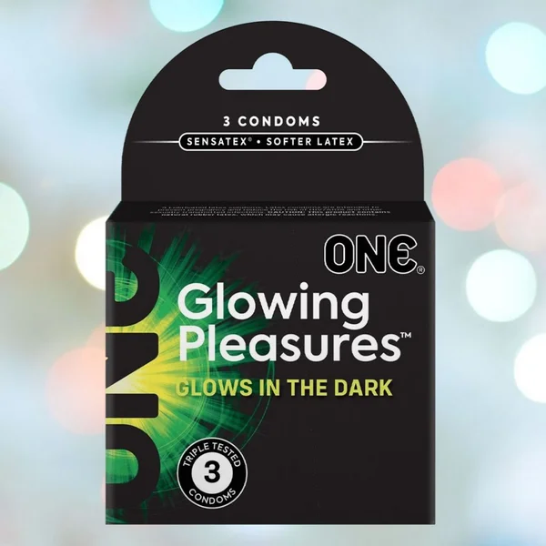ONE Glowing Pleasure Glow-in-the-Dark Condoms — image 6 of 8