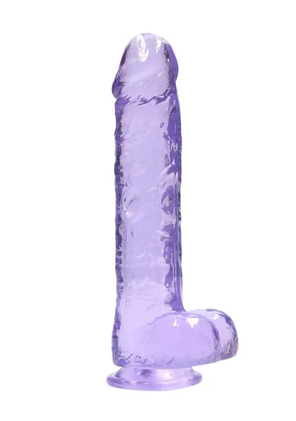 Realrock Realistic Dildo With Balls 10" / 25.4 cm Purple — image 4 of 4