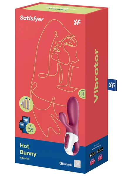 Satisfyer Hot Bunny Connect App Warm Vibration Stimulator