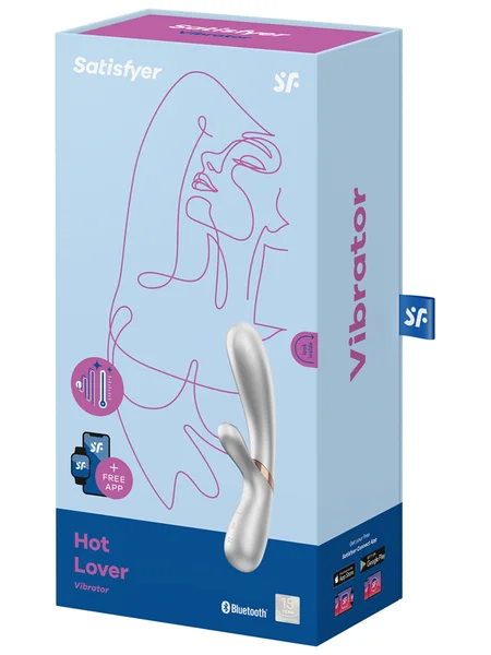 Satisfyer Hot Lover Silver/Champagne Incl. Bluetooth And App Rabbit Vibrator — image 7 of 12