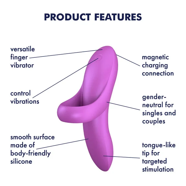 Satisfyer Bold Lover Dark Pink Powerful Vibrator — image 8 of 14