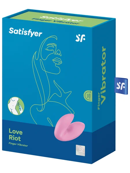 Satisfyer Love Riot Finger Vibrator Stimulator — image 14 of 25