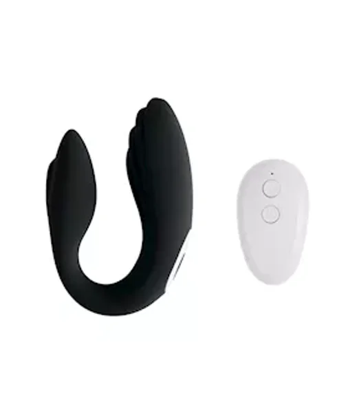 Share Satisfaction Gaia Remote Controlled Couples Vibrator - Black — image 6 of 10