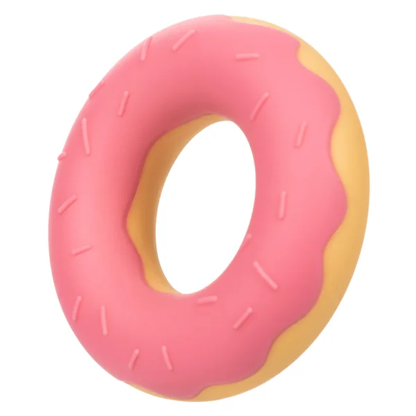 Naughty Bits Dickin’ Donuts Silicone Donut Cock  Ring - Pink — image 25 of 25