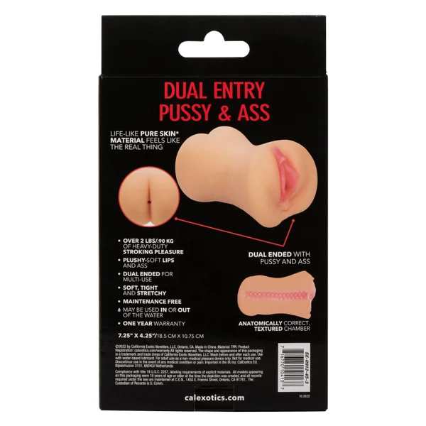 Stroke It Dual Entry Pussy and Ass - Ivory — image 22 of 25