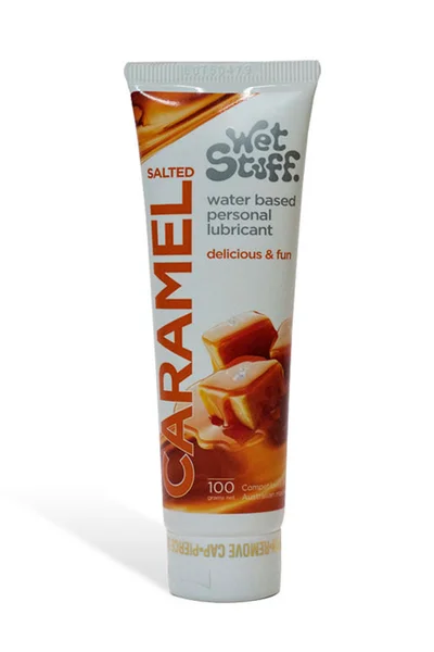 Wet Stuff Salted Caramel Flavoured Water-Based Lubricant (100g) — image 2 of 3