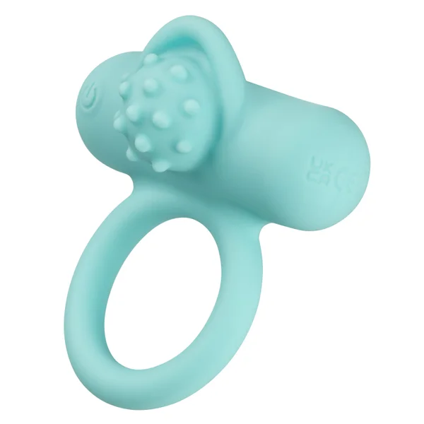 Silicone Rechargeable Nubby Lover's Delight - Blue — image 25 of 25