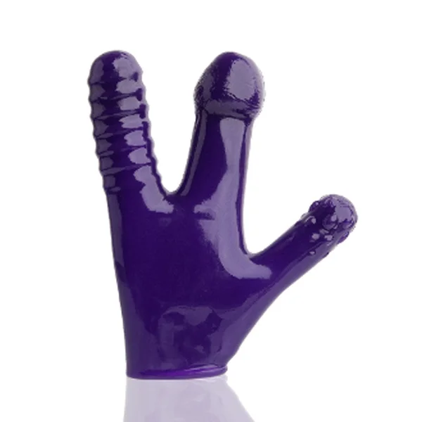 Claw Textured Glove - Eggplant — image 4 of 5
