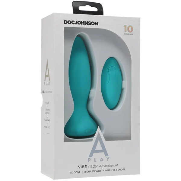 A-Play - Vibe - Adventurous - Rechargeable  Silicone Anal Plug With Remote — image 10 of 13