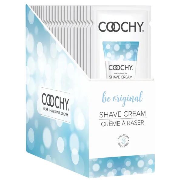 Coochy Shave Cream - Be Original - 15 ml Foils 24 Count Display — image 8 of 10