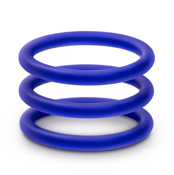 Performance - Vs3 Pure Premium Silicone  Cockrings - Large - Indigo — image 15 of 16