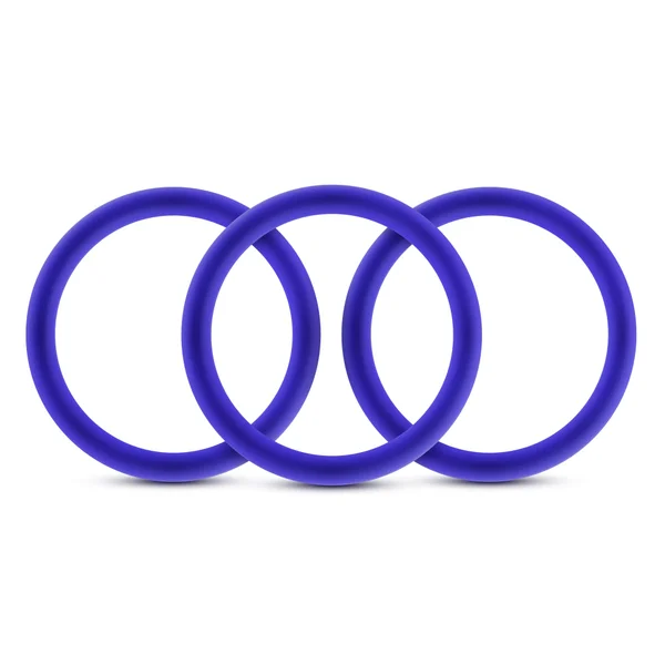 Performance - Vs3 Pure Premium Silicone  Cockrings - Large - Indigo — image 13 of 16