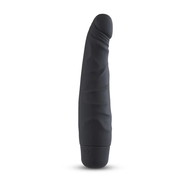 Silicone Willy's - Slim - 6.5 Inch Vibrating Dildo - Black — image 7 of 10