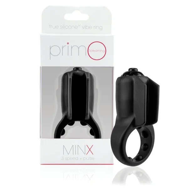 Primo Minx Premium Silicone Vibe Ring - Black — image 14 of 15