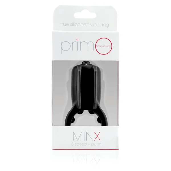 Primo Minx Premium Silicone Vibe Ring - Black — image 13 of 15