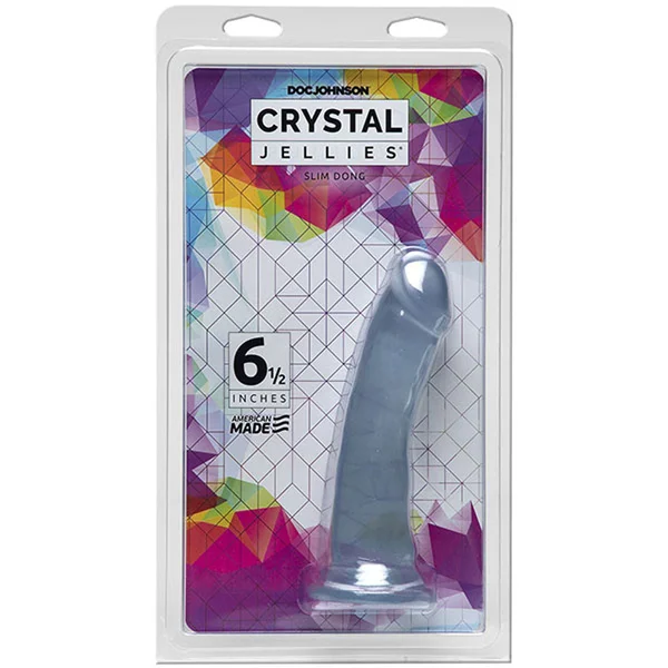 Crystal Jellies - 6.5 Inch Slim Dong - Clear — image 4 of 5