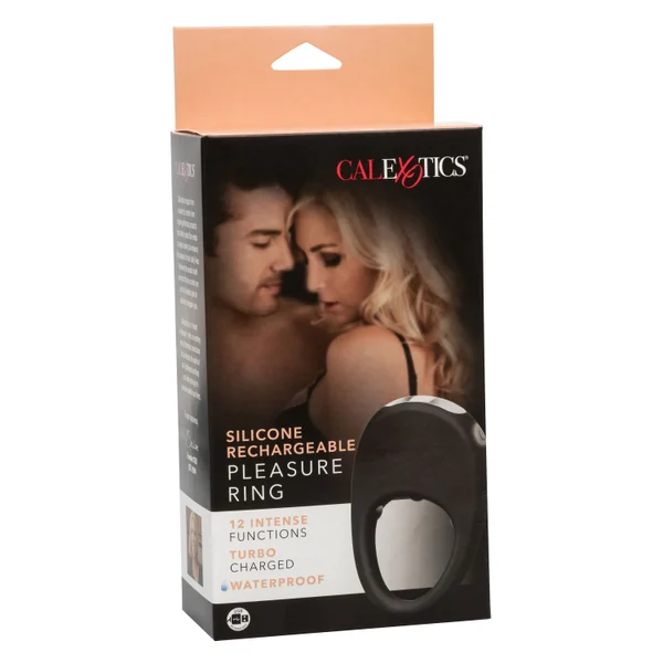 Silicone Rechargeable Pleasure Ring Vibrating Cock Ring By CalExotics — image 20 of 24