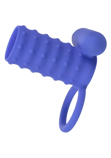 Silicone Rechargeable Endless Desires Enhancer Vibrating Cock Ring By CalExotics - Purple — image 21 of 25