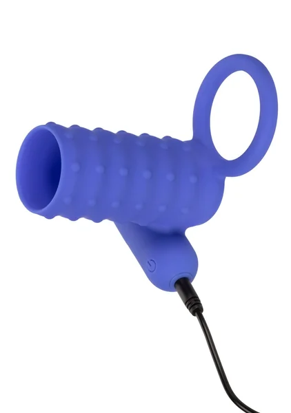Silicone Rechargeable Endless Desires Enhancer Vibrating Cock Ring By CalExotics - Purple — image 25 of 25