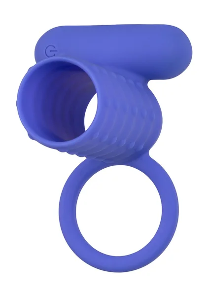 Silicone Rechargeable Endless Desires Enhancer Vibrating Cock Ring By CalExotics - Purple — image 19 of 25