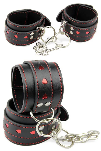 Berlin Baby Love Heart Faux Leather Handcuffs — image 9 of 12