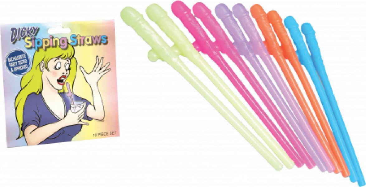 Dicky Sipping Straws (Coloured)