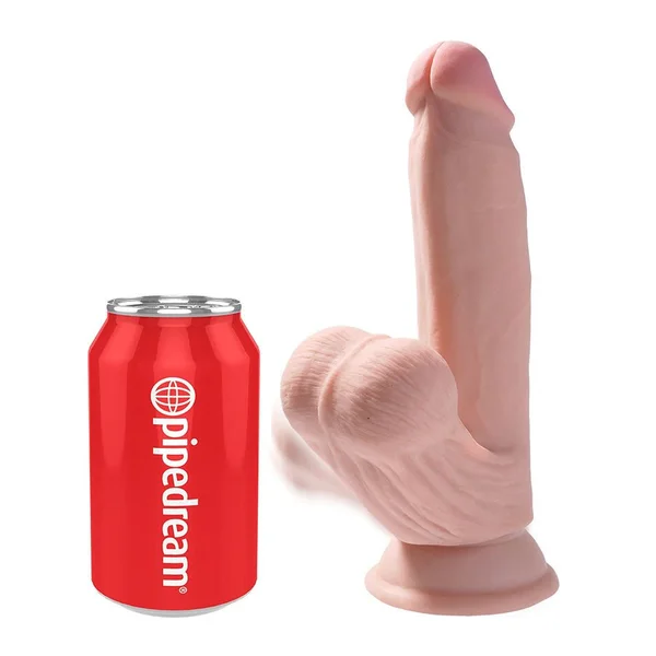 7 Inch Triple Density 3D Hyper Realistic Dildo With Swinging Balls — image 6 of 9