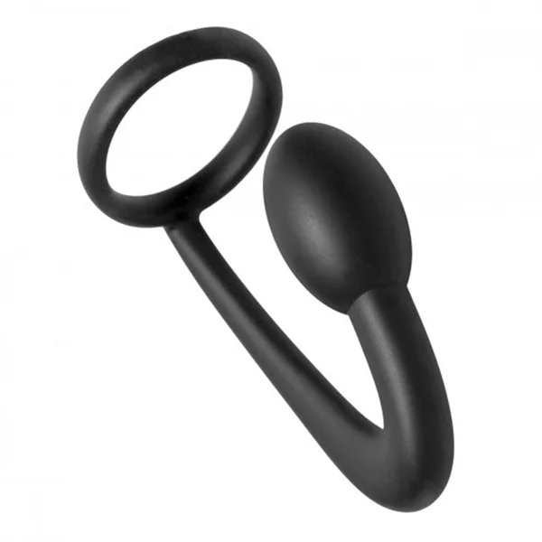 Prostatic Play Explorer Silicone Cock Ring & Prostate Plug — image 14 of 18