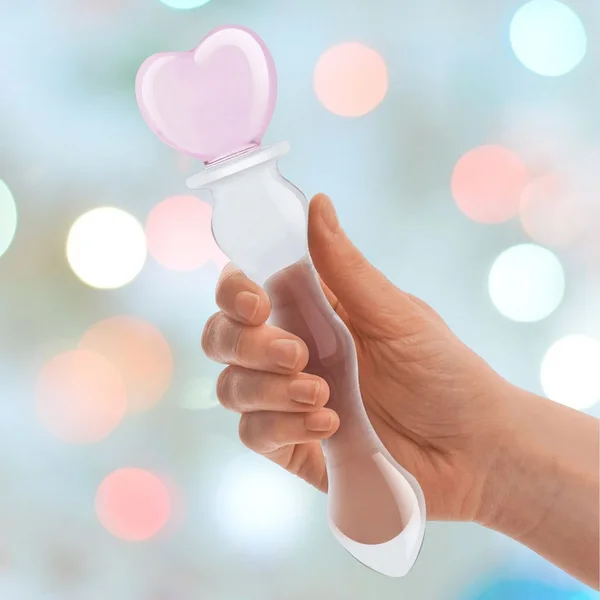 Gläs 8" Sweetheart Glass Dildo — image 12 of 14