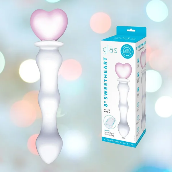 Gläs 8" Sweetheart Glass Dildo — image 14 of 14
