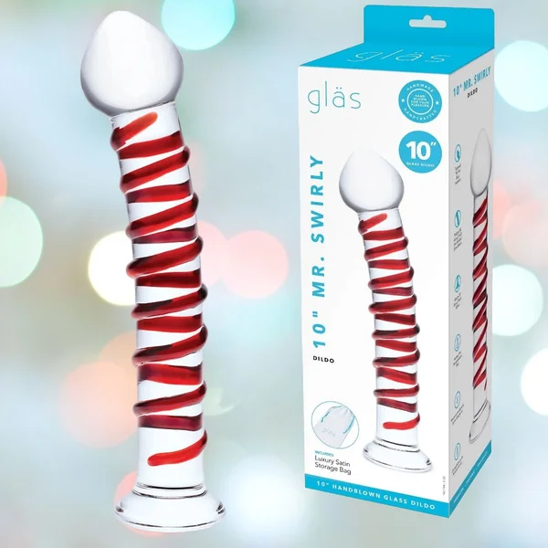 Gläs 10" Mr. Swirly Glass Dildo — image 8 of 8