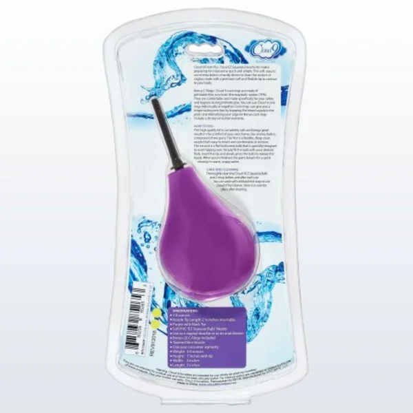Cloud 9 Fresh + Deluxe Anal Soft Tip Enema 7.6oz w/ EZ Squeeze Bulb &amp; — image 7 of 8