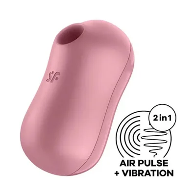 Satisfyer Cotton Candy Air Pulse Light Red