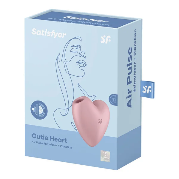 Satisfyer Cutie Heart Air Pulse - Light Red — image 8 of 8