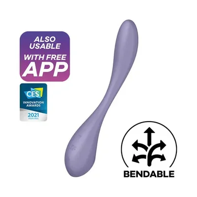 Satisfyer G Spot Flex 5 Lilac App Control Multivibrator
