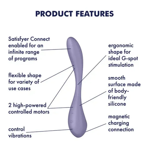 Satisfyer G-Spot Flex 5 - Lilac App Control Multivibrator — image 2 of 10