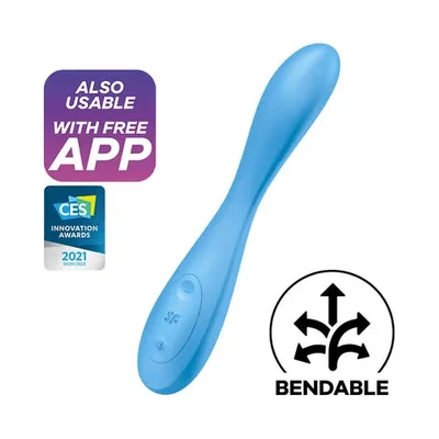 Satisfyer G Spot Flex 4 Vibrator Blue App Control